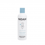 NOAH KIDS SHAMPOO MILK & SUGAR FOR LONG HAIR, vaiki&scaron;kas &scaron;ampūnas ilgiems plaukams, 250ml