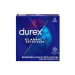 DUREX EXTRA SAFE, prezervatyvai, 3 vnt.