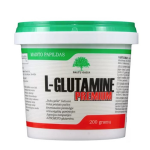 BG L-GLUTAMINE PREMIUM, 200 g. miltelių