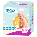 MAGICS FLEXIDRY MAGICAL TUBES XL, vaiki&scaron;kos sauskelnės, 15+ kg, 23 vnt.