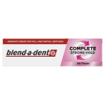BLEND A DENT COMPLETE STRONG HOLD NO FLAVOR, Fiksuojamasis dantų protezų kremas, 47g