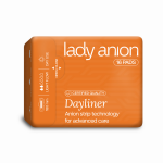 LADY ANION, dieniniai įklotai su anijonų juostele, 180 mm, 16 vnt.