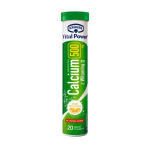 VITAL POWER KALCIS 500MG SU VITAMINU D, 20 &scaron;nyp&scaron;čiųjų tablečių