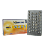 ABC VIT, vitaminas D3, 100&micro;g, 4000TV, 60 kapsulių