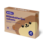 AMBIO KIDS BIFIDOBAKTERIJOS, &scaron;okolado skonio, 16 kramtomųjų tablečių