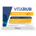 VITAVEA VITA&rsquo;RUB čiulpiamosios tabletės gerklei, 24 vnt