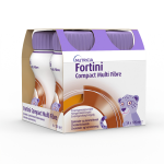 FORTINI COMPACT MULTI FIBRE, &scaron;okolado- karamelės skonio. 4x125ml