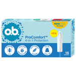 O.B. PRO COMFORT NOMAL, tamponai, 16 vnt.