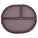 Mother-K Silikoninė prilimpanti lėk&scaron;tė su skyreliais, nuo 6mėn., Purple
