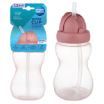 CANPOL BABIES Pink 56/109_pin2, gertuvė su &scaron;iaudeliu 12 mėn.+, 270 ml