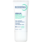 BIODERMA SEBIUM SENSITIVE, intensyviai raminantis kremas jautriai, riebiai, į aknę linkusiai odai, 30 ml