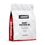 ICONFIT, WHEY PROTEIN 80, i&scaron;rūgų baltymų koncentratas, bra&scaron;kių skonio, 1 kg, 1 vnt.