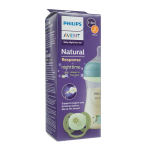 PHILIPS AVENT, buteliukas "Natural Response" 260ml, ir čiulptukas 0-6 mėn., rinkinys naktinis, SCD838/17, 1 vnt.