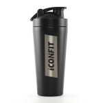 ICONFIT, nerūdijančio plieno plaktuvė, juoda, 800ml, 1 vnt.