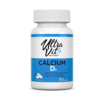 ULTRAVIT Kalcis ir vitaminas D3, 90 tablečių
