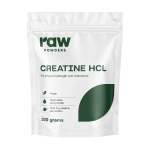 RAW POWDERS, kreatinas HCL, milteliai, 100g