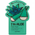 TONYMOLY Veido kaukė I&acute;m Aloe Mask Sheet SS05036100, su alavijų ekstraktu, 21 g