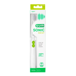 G.U.M.&reg; Sonic Daily, dantų &scaron;epetėlis, baltas (su baterija)