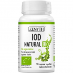 ZENYTH, Jodas NATURAL. Maisto papildas, ekologi&scaron;kas, 30 kapsulių