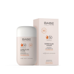 BABĒ SUPER FLUID, SPF50, apsauginė emulsija veidui, su spalva, 50ml