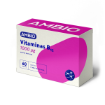 AMBIO VITAMINAS B12, 1000&micro;g, 60 tablečių