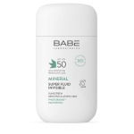 BABE SUPER FLUID SPF50, apsauginė mineralinė veido emulsija, 50ml