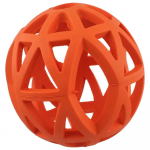 Dog Fantasy skylėtas patvarus oranžinis kamuoliukas &ndash; 12,5 cm