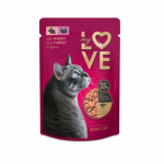 My Love konservai katėms su triu&scaron;iena ir kalakutiena padaže 85g