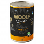 WOOLF ULTIMATE TURKEY WITH THYME begrūdžiai konservai &scaron;unims su kalakutiena 400g