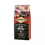 Carni Love Lamb & Wild Boar for Adult begrūdis sausas maistas &scaron;unims su ėriena - Produkto Svoris 1.5kg