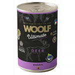 WOOLF ULTIMATE DEER WITH BLUEBERRIES begrūdžiai konservai &scaron;unims su elniena 400g