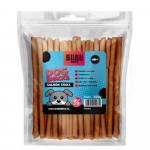 Bubu PETS dog snacks 500g salmon sticks &scaron;unų skanėstai &ndash; La&scaron;i&scaron;os lazdelės, 500 g