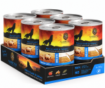 Ambrosia Grain-Free Adult Lamb & Salmon, Apples konservai &scaron;unims su ėriena, la&scaron;i&scaron;a ir obuoliais 395g*6vnt.
