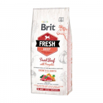 Brit Fresh Beef with Pumpkin Puppy Large sausas maistas didelių veislių &scaron;uniukams su jautiena - Produkto Svoris 12kg