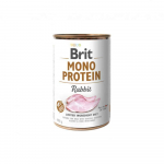 Brit Care Mono Protein Rabbit vieno baltymo konservai &scaron;unims su triu&scaron;iena 400g
