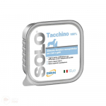 DRN Solo Tacchino 100g ir 300g (Kalakutiena) konservai &Scaron;unims ir katėms - Produkto Svoris 300g