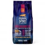 Primal Spirit Wilderness Pork, Chicken & Fish - sausas maistas &scaron;unims su vi&scaron;tiena ir žuvimi - Produkto Svoris 12kg