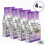 Northland Lavander bentonito kraikas katėms levandų kvapo 5l 10l - Produkto Tūris 10L x 4vnt.