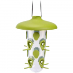 Plastmasinė lesyklėlė Robin 2in1 su euro užuolaida (žalia)