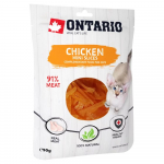 Ontario Mini Chicken slices vi&scaron;tienos mini kąsneliai katėms, 50 g