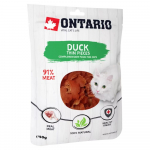 Ontario Duck thin pieces antienos ploni kąsneliai katėms, 50g