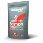 Naturea Pouch Chicken with Salmon konservai katėms su vi&scaron;tiena ir la&scaron;i&scaron;a 85g