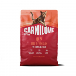 CARNILOVE ACTIVE Cat Beef & Venison Sterilised sausas pa&scaron;aras katėms su jautiena ir elniena - Produkto Svoris 6kg