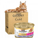 GOURMET GOLD kačiukams su ver&scaron;iena, 85g*12vnt