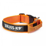 Julius K-9 Color & Gray with handle Antkaklis &scaron;unims su rankena (oranžinis) - Produkto Plotis 40mm
