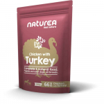 NATUREA Chicken with Turkey konservai &scaron;unims su vi&scaron;tiena ir kalakutiena 300g