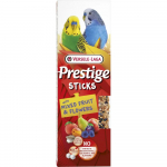 VERSELE-LAGA Prestige Sticks skanėstas mažoms papūgėlėms su vaisių ir žiedų mi&scaron;iniu, 60 g (2 vnt.)