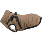 Trixie Pirou žieminė striukė su petne&scaron;omis (smėlio) - Produkto Nugaros ilgis 36cm