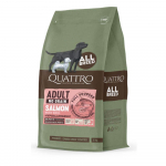 Quattro ADULT Salmon suaugusiems visų veislių &scaron;unims su la&scaron;i&scaron;a ir kriliu - Produkto Svoris 3kg