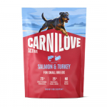 CARNILOVE ACTIVE Dog Salmon & Turkey Small Breed sausas maistas &scaron;unims 1.5 kg